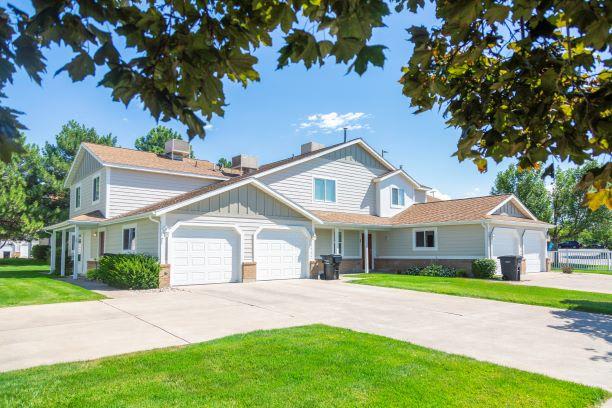 Attached Garages at Devonshire Court Apartments & Townhomes, North Logan, Utah