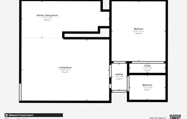 1 bed, 1 bath, 600 sqft, $1,895, Unit 03