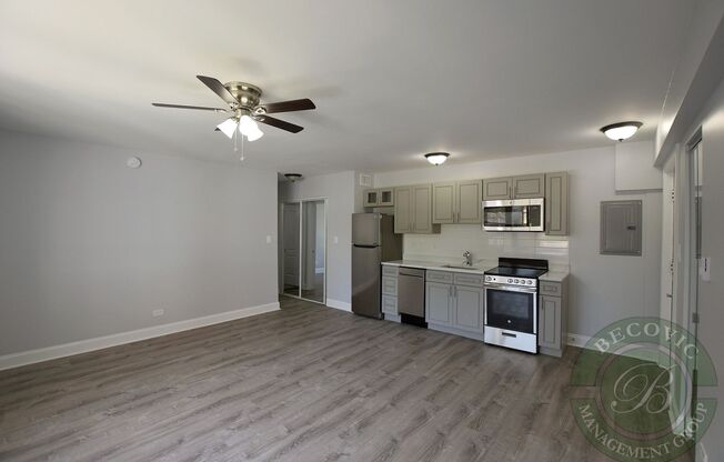 1 bed, 1 bath, 485 sqft, $1,825, Unit 307
