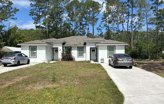 Spacious Duplex 3/2 Newly Built and Centrally Located