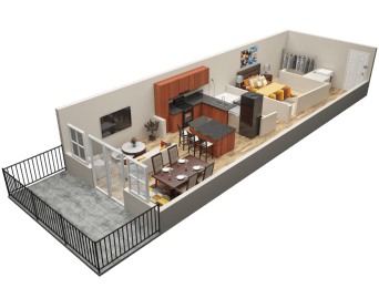 1 bed, 1 bath, 818 sqft, $1,604