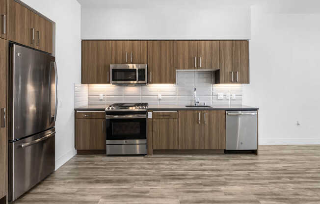 Kitchen with Stainless Steel Appliances