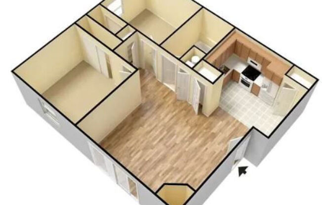 B1: Beds - 1: Bath - 1: SqFt Range - 900 to 900