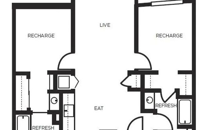 2 beds, 2 baths, 794 sqft, $2,645, Unit 404