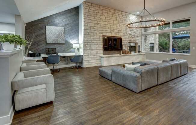 Retreat at Barton Creek Apartments Clubhouse Seating Area