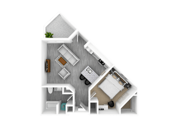 1 bed, 1 bath, 739 sqft, $1,885