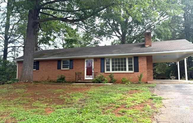 3 BR Brick Home