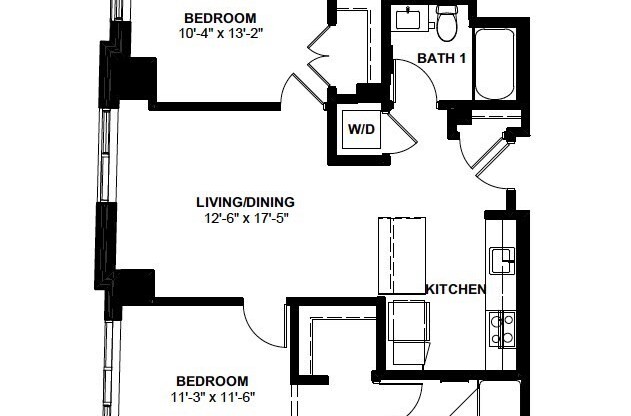 2 beds, 2 baths, 926 sqft, $5,310, Unit 1026