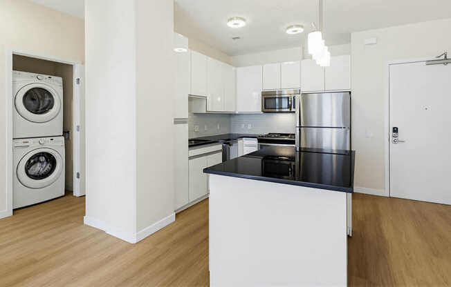 Kitchen with Stainless Steel Appliances