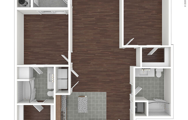 2 beds, 2 baths, 1,080 sqft, $1,890