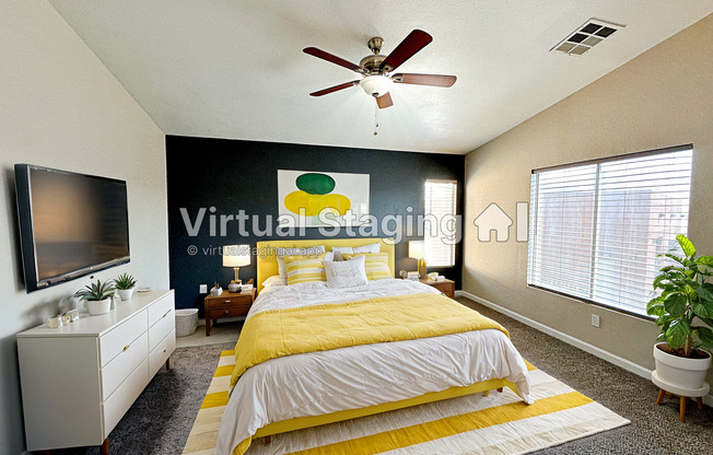 3 BEDROOM TOWNHOME WITH YARD + 2 CAR GARAGE IN GATED HENDERSON COMMUNITY