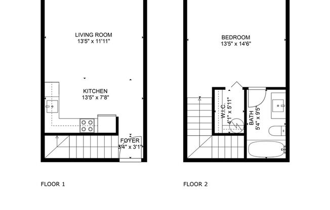 1 bed, 1 bath, 746 sqft, $1,725