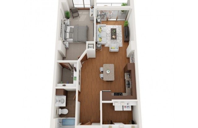1 bed, 1 bath, 831 sqft, $2,150