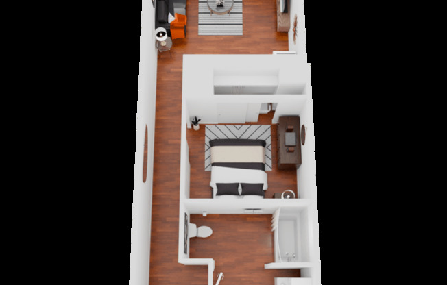 1 bed, 1 bath, 525 sqft, $1,499