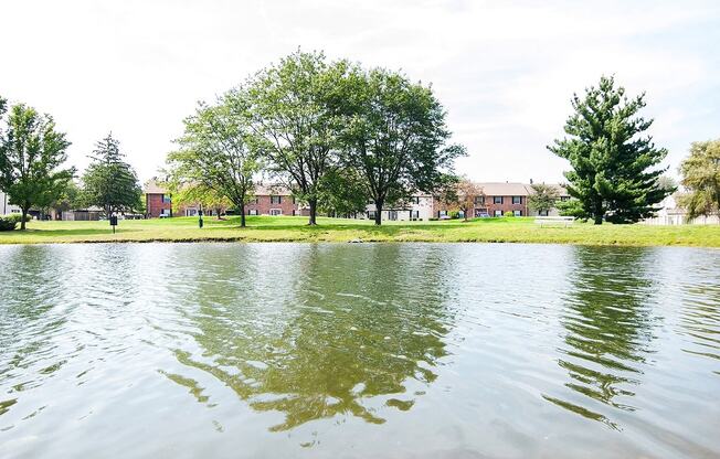 Stocked Fishing Pond at Chelsea Village Apartments