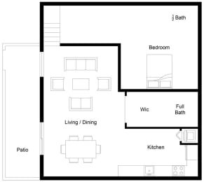 1 bed, 1 bath, 860 sqft, $1,470