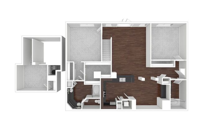 2 beds, 2 baths, 1,122 sqft, $1,520