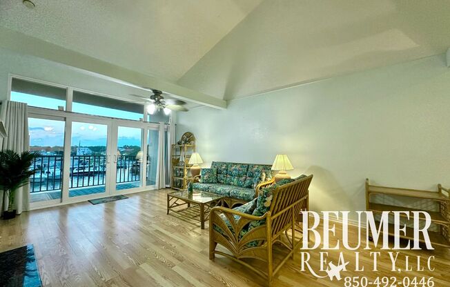 Furnished 2br/2ba Waterfront Condo