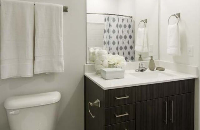 Modern Bathroom Fittings at Parc West Apartments, Draper, UT, 84020