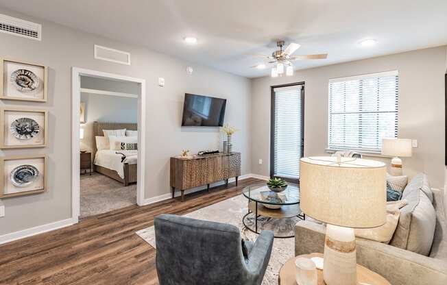 Living Room with Bedroom View at Edge75, 34104