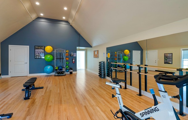 The Mansion at Chase Village Yoga and Cardio Room