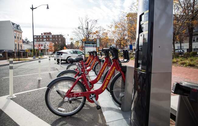 capital bikeshare bikes near petworth station apartments in washington dc