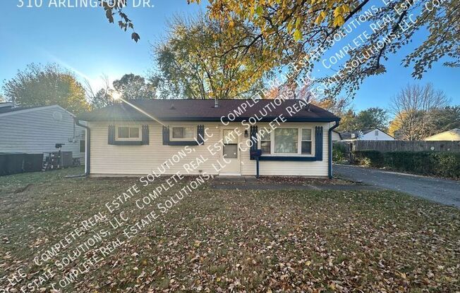 Ask about our move-in special for this 3Br, 1BA home located 310 Arlington Dr., Whiteland, IN