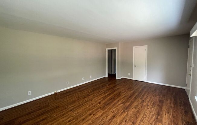 3 bedroom 1.5 bath house available!   Large yard!