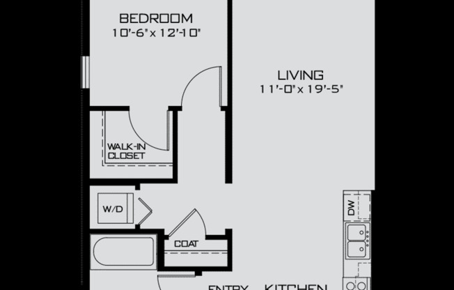 1 bed, 1 bath, 737 sqft, $2,275, Unit 101