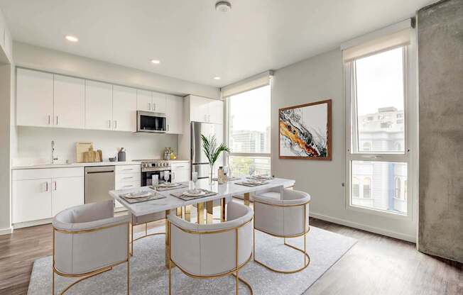 Modern kitchen at Vance in San Francisco, CA.