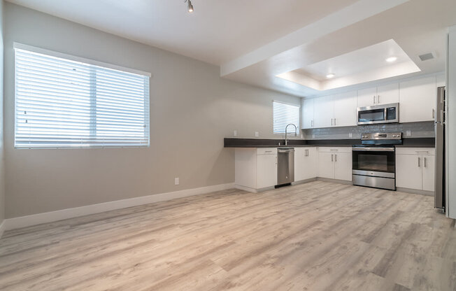 Faux Wood Flooring at Bixby Hill Apartments, California, 90815