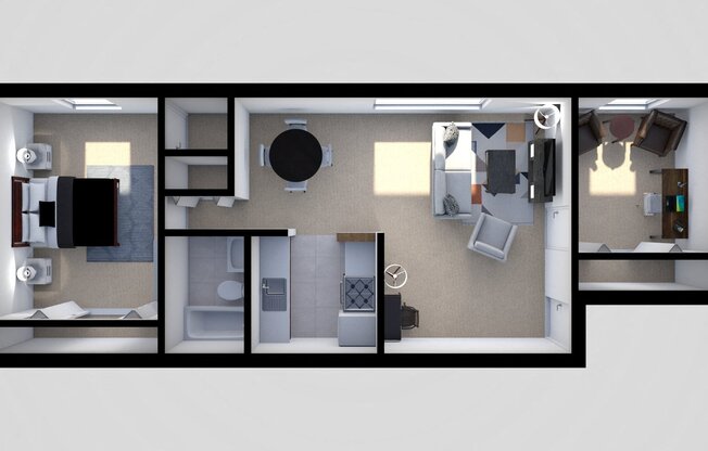 1 bed, 1 bath, $1,218