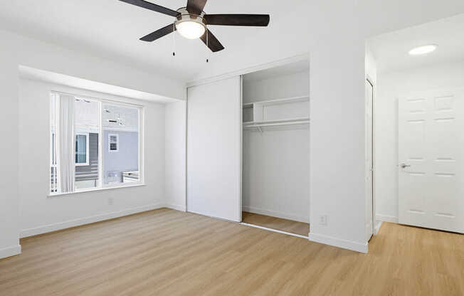 Bedroom with Hard Surface Flooring