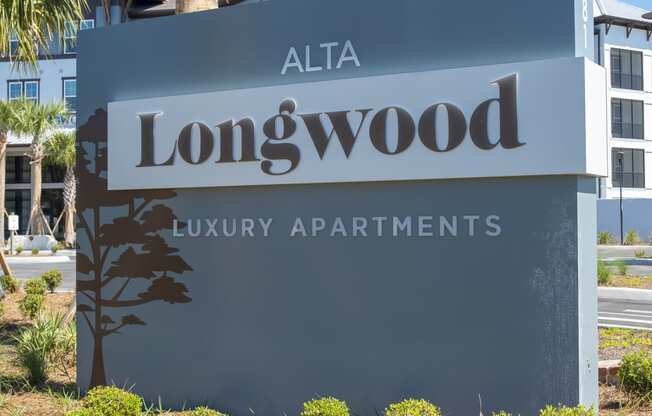 Property Signage at Alta Longwood, Longwood, Florida