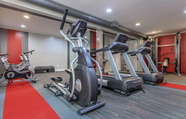 STAY ACTIVE AT THE FITNESS CENTER