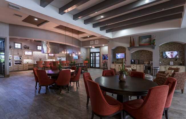 Clubhouse area at Orchid Run Apartments, Naples, FL, 34105