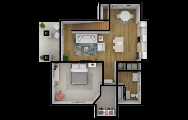 1 bed, 1 bath, 1,023 sqft, $1,485, Unit 501