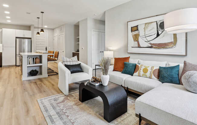 Living Room with Hard Surface Flooring