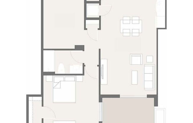 1 bed, 1 bath, 860 sqft, $2,776