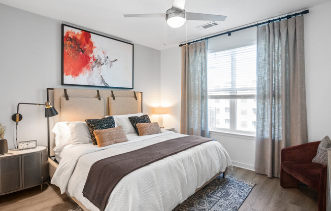 Bedroom with Hard Surface Flooring