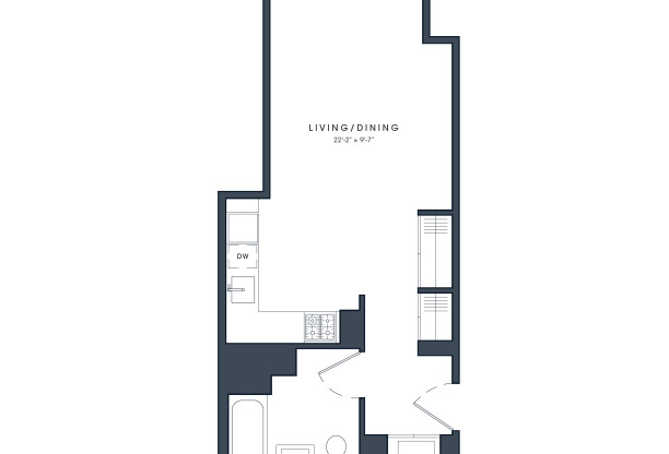 Studio, 1 bath, $3,775, Unit 1220