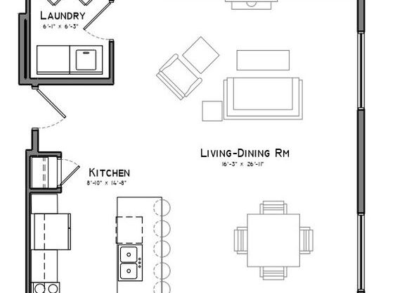 1 bed, 1 bath, 760 sqft, $1,650, Unit 907.309