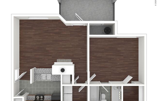 1 bed, 1 bath, 620 sqft, $1,049