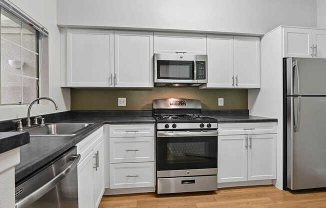 Kitchen with Stainless Steel Appliances