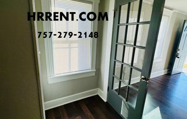 Cozy 2 Bedroom 1.5 Bathroom 2 Story Home Located in Downtown Hampton, VA