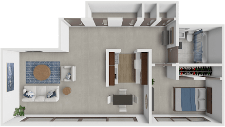 1 bed, 1 bath, 770 sqft, $999