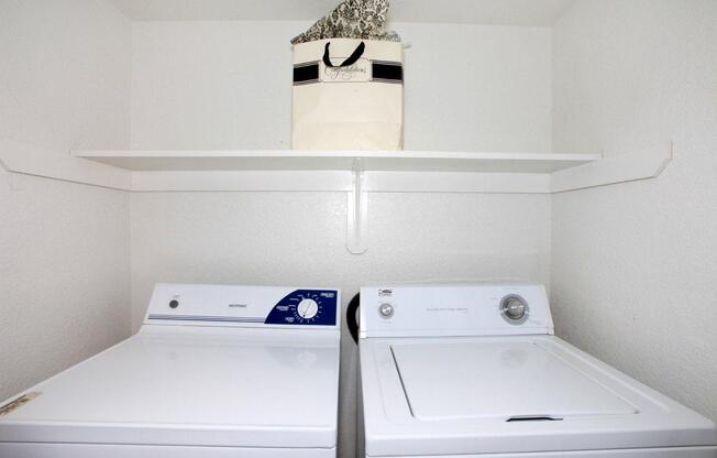 Washer-dryer are included at Papillon