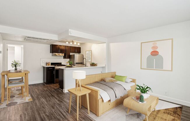 Studio, 1 bath, 383 sqft, $1,000, Unit 1056
