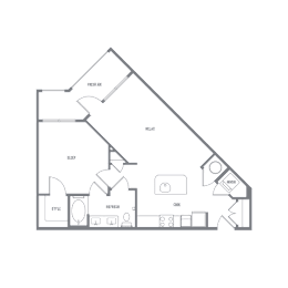 1 bed, 1 bath, 759 sqft, $1,432
