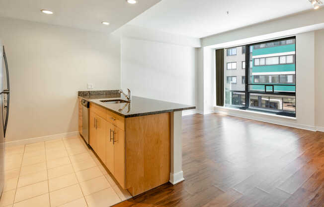 Living Room with Hard Surface Flooring